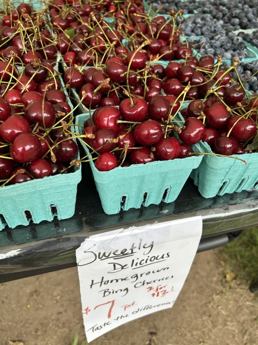 Bing cherries