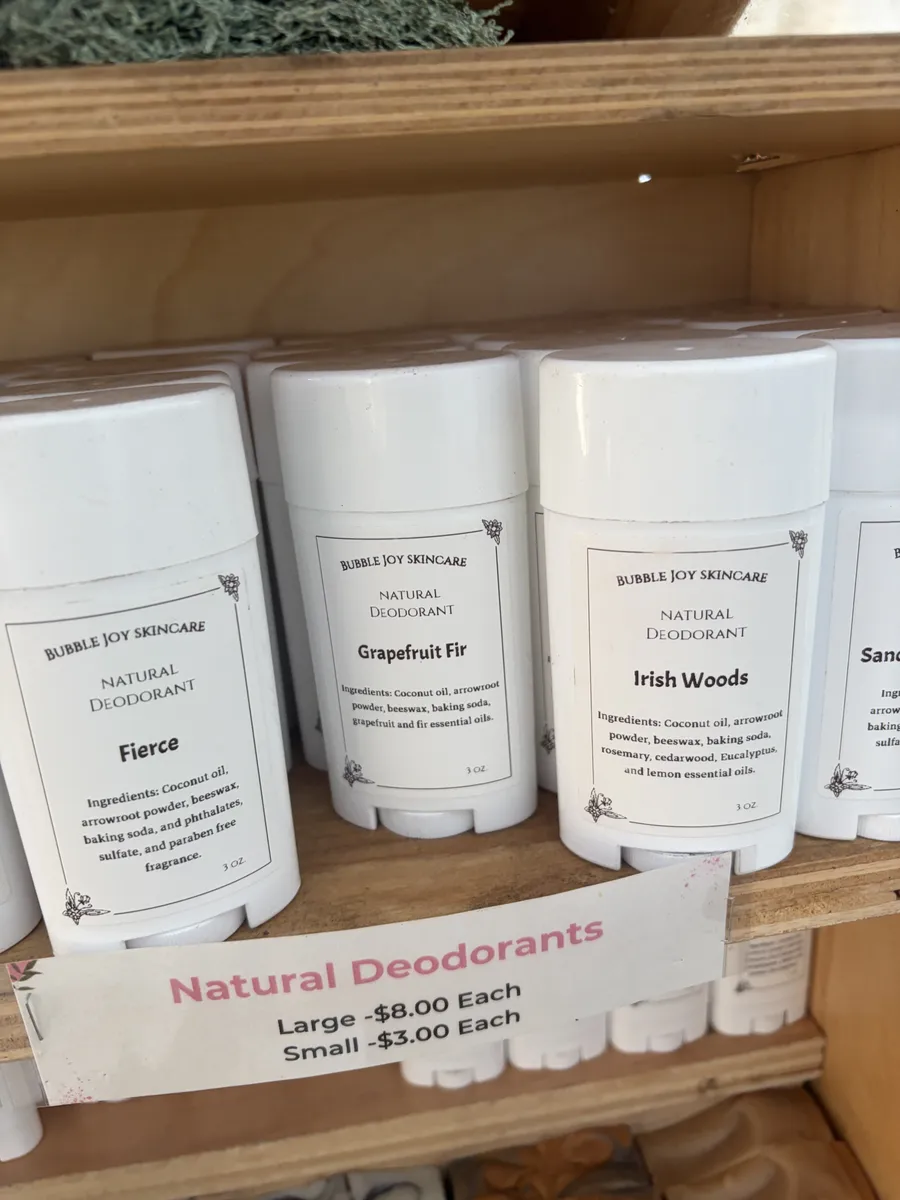 Natural deodorants